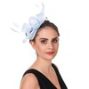 Sinamay Flower Feather Headband Fascinator Wedding Headwear Ladies Race Royal