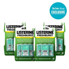 LISTERINE Freshburst Pocketpaks Breath Strips for Oral Care Spearmint:_Freshburst 1-Pack (72 ct)