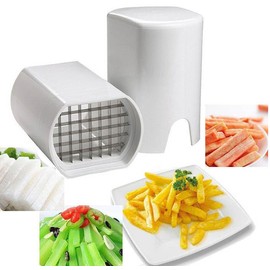Professional Vegetable Slicer for Kitchen,Veggie Cabbage Onion Fruits Potato Stripper,with Safety Box,Strip-Cutter,Vegetable Cutter,Strips Thickness 1cm/0.4Inch for Kitench Fast Meal Prep(White)