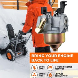 LIZAPUS Huayi OEM Carburetor Carb Compatible with Troy Bilt Storm 2660 Snow Thrower Model# 31AM6BO3711 Replacement Part