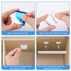 4 Pcs Under Cabinet Light Magnetic Strip, Replacement Magnetic Strips