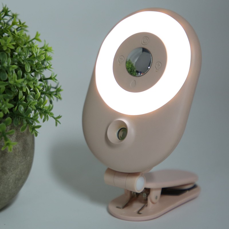 Dimmable Fill Light Soft Lamp Mini Humidifier for Phone Video