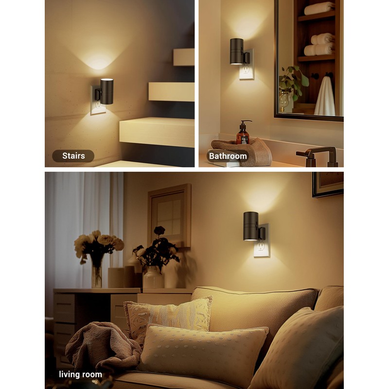 Night Lights Plug into Wall, Dimmable Night Light Plug in,