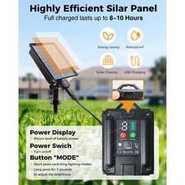 litogo Outdoor Solar Fairy Lights, 10 m G40 Bulbs, Solar Fairy Lights, Outdoor Weatherproof, USB Plug, 8 Modes Solar Fairy Lights with Remote Control for Patio, Garden, Balcony, Weddings, Party