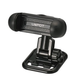 Carmate swing 360-degree rotation smartphone dedicated holder spin catch black UP422