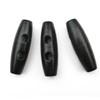 ALL in ONE 50pcs Black 2 Hole Scrapbooking Sewing Wood