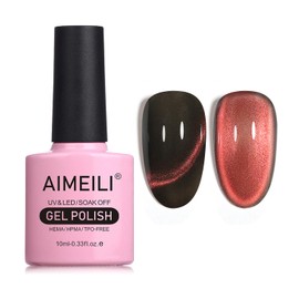 AIMEILI Cat Eye Gel Nail Polish Soak Off U V LED Hema Free Cruelty Free Vegan Gel Polish Colors for Nail Art DIY Gel Nail Manicure 748