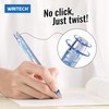 WRITECH Twist Gel Ink Pens: Multicolor Medium Point 0.7mm 6ct
