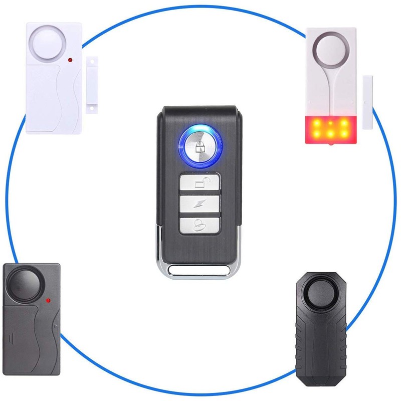 Mengshen Remote Control, Compatible with Door Window Alarm and Bicycle