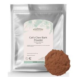 Starwest Botanicals Cat's Claw Bark Powder Wildcrafted - Dried Cat's Claw Herb for Tea, Herbal Blends, Smoothies, & Baking, Certified Kosher - Bulk 1 lb Bag