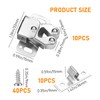 Pack of 10 Double Roller Catch Cabinet Locks, Furniture Catches,