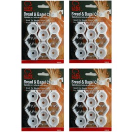 Set of 24 Bread and Bagel Bag Clips