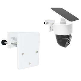 Gutter Mount Compatible with Eufy Security SoloCam S340/SoloCam S330/SoloCam E30, Camera Gutter Mount Security Camera Holder, No Drill Installation Compatible with IP PTZ Dome Cameras Outdoor