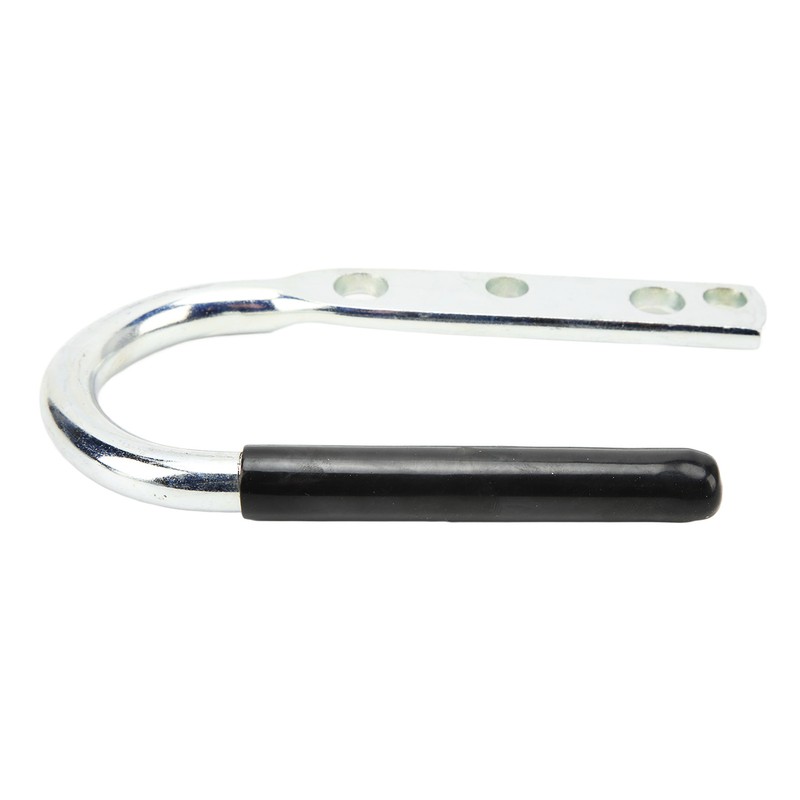 Trailer Coupler Lift Handle Galvanized Steel Rubber Tongue Handle for