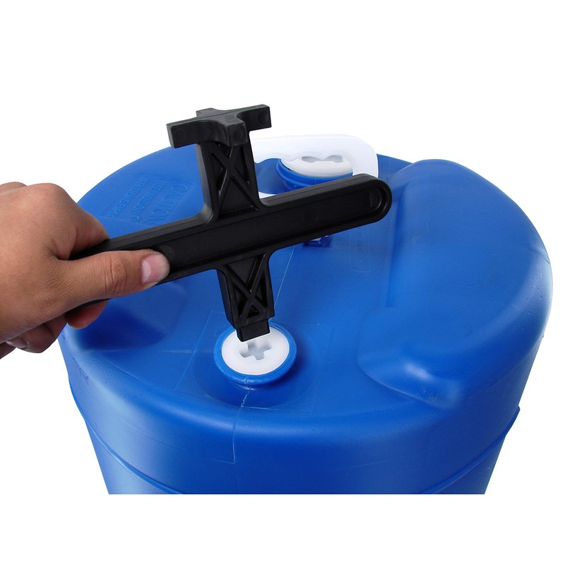 Poly Drum Accessories (Non-Metallic Bung Cap/Vent Cross Wrench, Black)