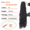 Vemet Soft Locs 30 Inch Synthetic 8 Packs Faux Locs