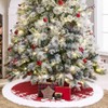 Vosarea Christmas Tree Rock Xmas Tree Base Mat Holiday Christmas