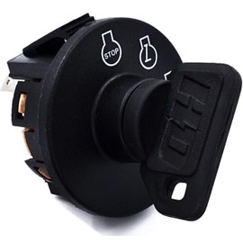 HD Switch Starter Ignition Key Switch fits Kohler Engines 25 099 30-S, 2509930-S CH18 CH20 CH23 CH620 CH640 CH670 CH680 CH730 CH740 Plus Soft-Grip Umbrella Key Upgrade