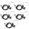 2.5mm Acoustic Tube Earpiece Single Pin PTT Button Walkie Talkie