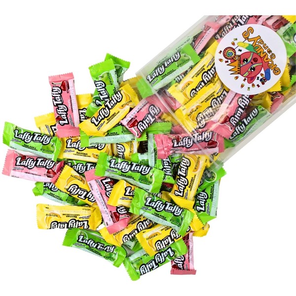 Laffy Taffy -Individually Wrapped Mini Bars- Bursting with Chewy, Stretchy,