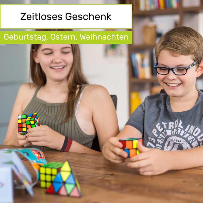 CUBIDI® Magic Cube Set - Speed Cube Set 2 x