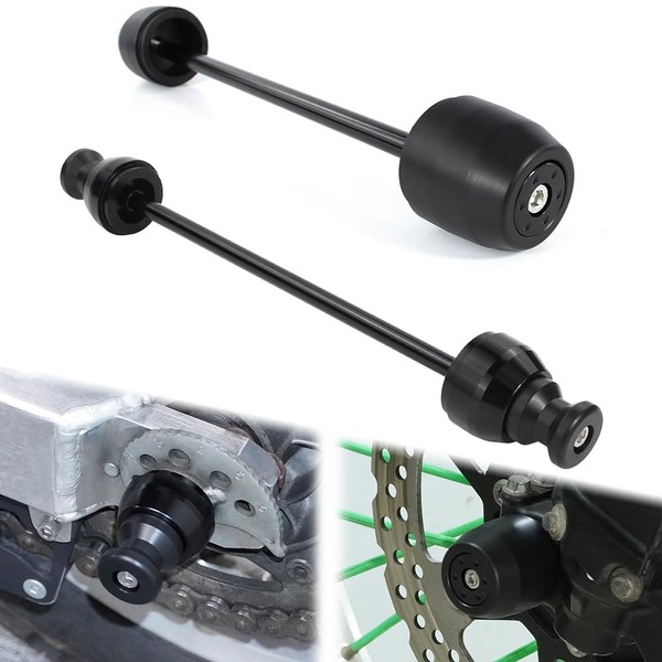 Xitomer Front Rear Axle Sliders+ Swing Arm Spools Fit for