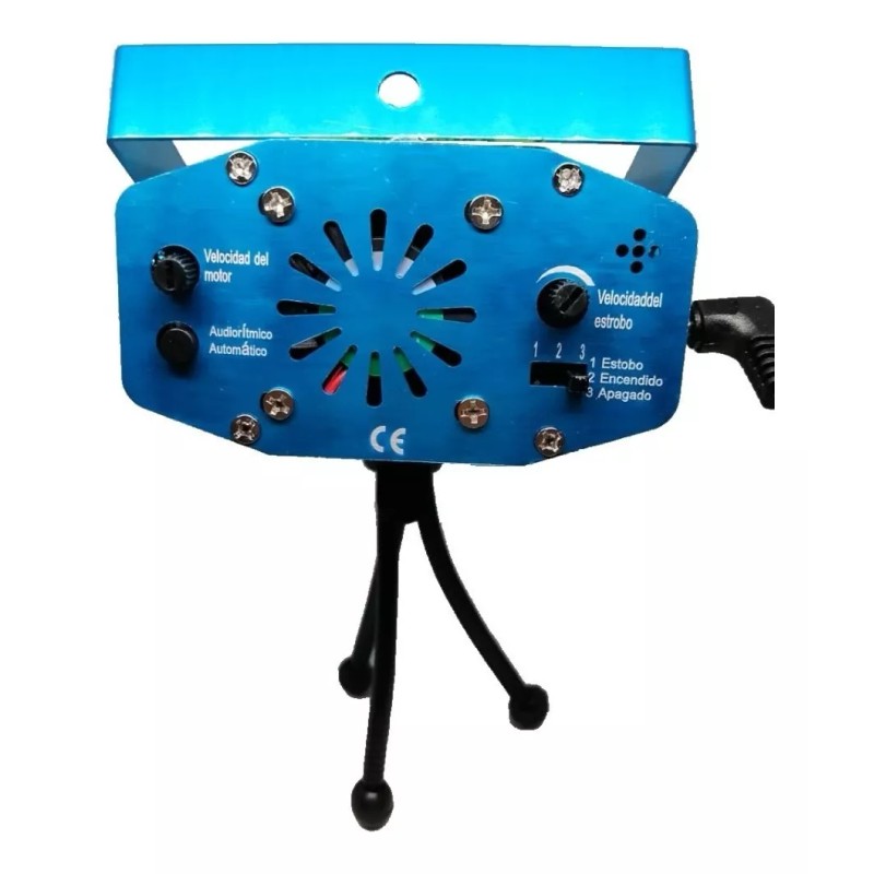 Radox Proyector Laser Con Tripie Audiorítmico Verde Y Rojo