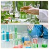 PATIKIL 100ml Low Foam Glass Beaker 12pcs 3.3 Borosilicate Glass