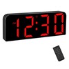 Sukeen Digital Wall Clock Digital Alarm Clock Silent Alarm Clock