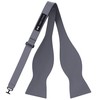 Men's Self Tie Bow Ties Made of Sami-Glossy Satin Classic