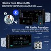 Single Din Car Stereo with Carplay and Android Auto -