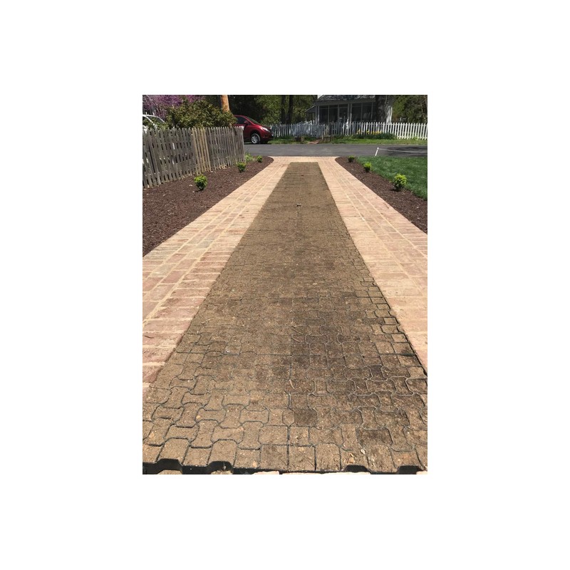 11 sq ft/4pcs Pack Permeable Pavers Grass Grid for Driveway,