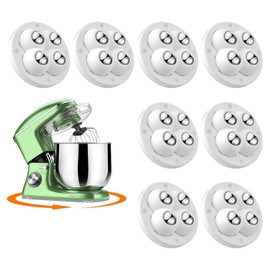 Wopanxye 8 pack Universal Pulley Castors, Small Caster Wheels, Self-adhesive Swivel Casters, ABS Material, Mini Roller Slider for Trash Can, Storage Box, Furniture Appliance, Craft Box, Laundry Basket