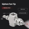 MroMax 1/4BSPT Female Thread Air Atomizing Nozzle 304 Stainless Steel