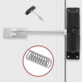 Multi-Purpose Automatic Door Closer for Entrance, Wooden, Fire, and Office Doors Black