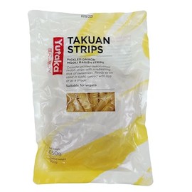 Yutaka Takuan – Salted Radish Strips No Colour 650g | Traditional Japanese Pickled Daikon