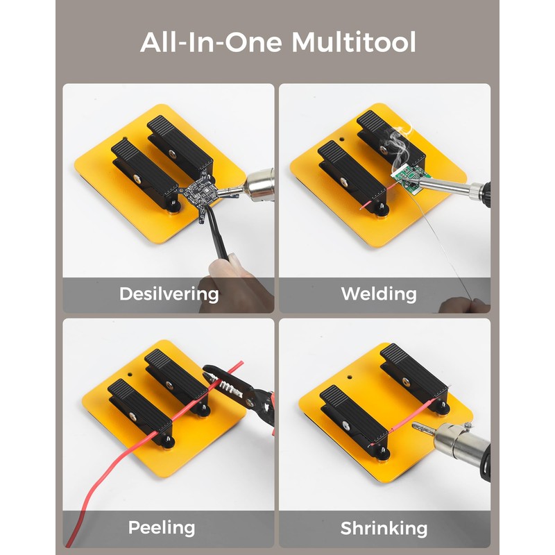 Third Hand Soldering Aid, Magnetic Circuit Board Holder Tool Help