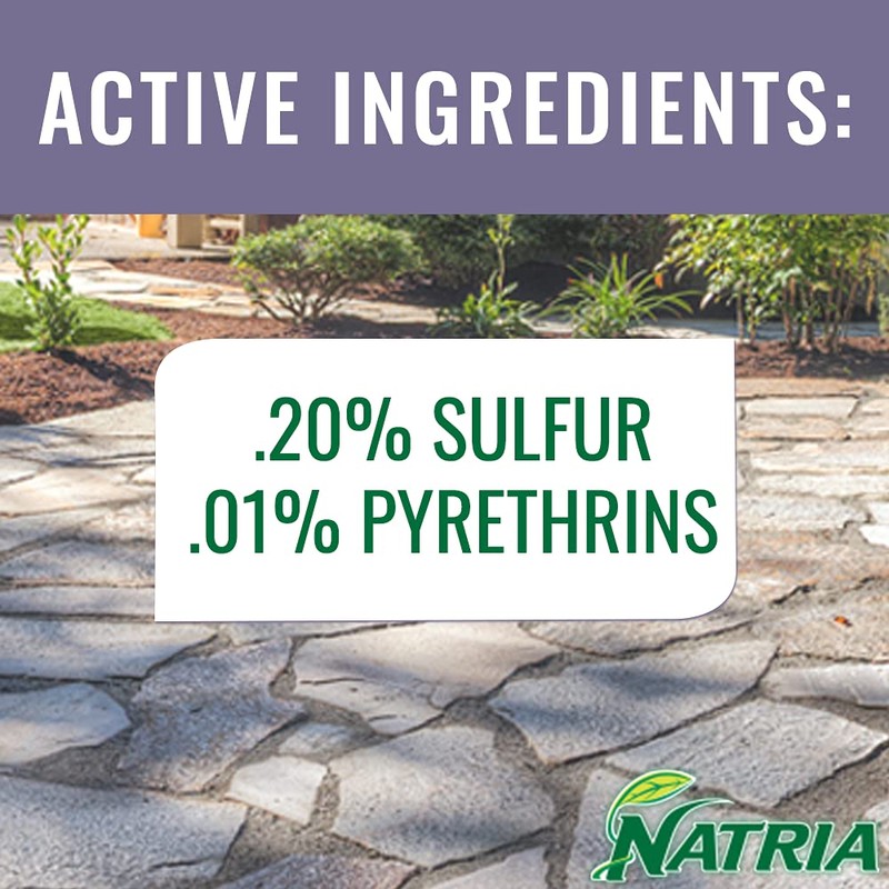 NATRIA Rose and Flower Insect, Disease and Mite Control, Ready-to-Use,