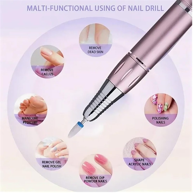 MIRKUZI Nail Files & Polishing Blocks 2 Piece Ceramic Nail
