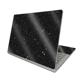 MightySkins Glossy Glitter Skin Compatible with Surface Book 3 13.5" (2020) - Deep Space | Protective, Durable High-Gloss Glitter Finish | Easy to Apply, Remove, and Change Styles | Made in The USA