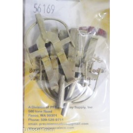 Precision Scale O #56169 Retainers, w/Sanders, EMD Journal, R&L (Brass)