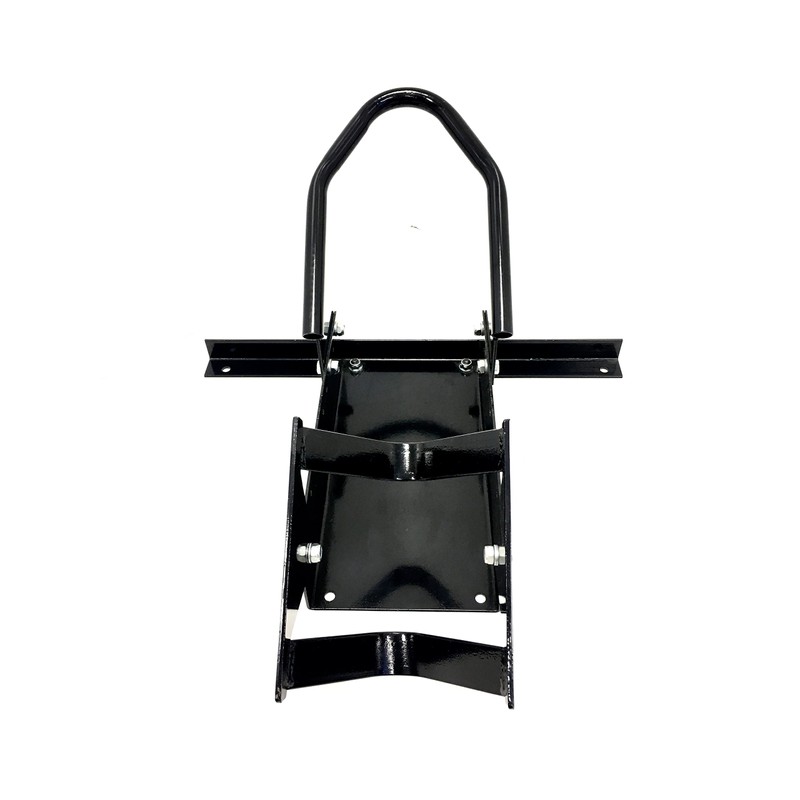 MaxxHaul 80077 Standard Motorcycle Wheel Chock with Pivoting Cradle