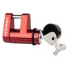 METOWARE Trailer Tongue Coupler Lock with All-Weather Rubber Cap, 1/4"