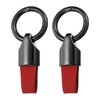 sourcing map 2pcs Car Key Chain Ring Clip 3.1" x