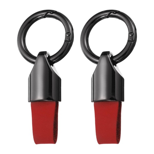 sourcing map 2pcs Car Key Chain Ring Clip 3.1" x