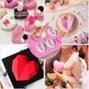 EddHomes Breakable Heart Molds for Chocolate with Hammer, Heart Silicone