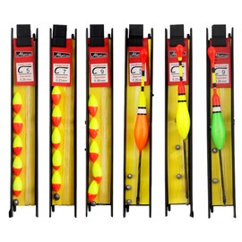 Hezhou 6-Piece Fishing Floats Set Fishing Floats Fishing Floats Set with Plumb Lead, Fishing Line and Hook (5#, 7#, 9#) for Coarse Fish, Trout, Eel, Zander, Ideal for Lake, River, Stream and Pond (C)