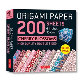 Origami Paper 200 sheets Cherry Blossoms 6" (15 cm): Tuttle Origami Paper: High-Quality Origami Sheets Printed with 12 Different Patterns: ... Sheets ... Colors: Instructions for 8 Projects Included