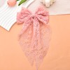 Large Bow Hair Clips Pink Hair Ribbon Bows Barrettes Bowknot