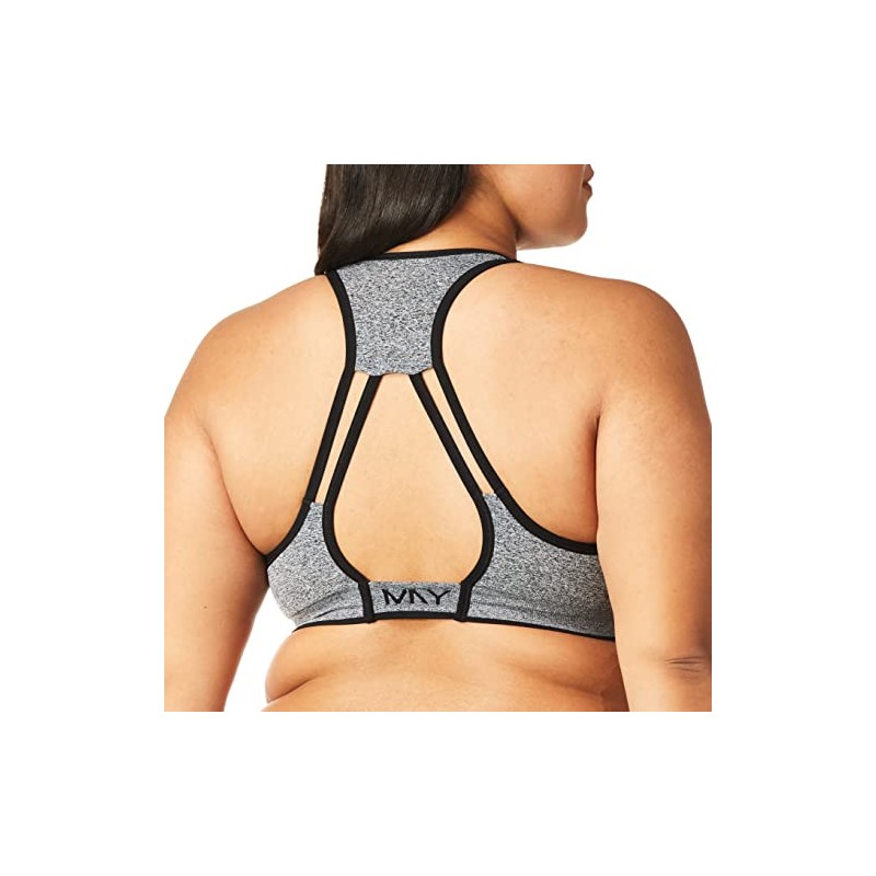 Marc New York Performance Sujetador de Espalda para Mujer, Negro,